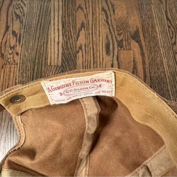 Filson Tin Cloth Waxed 100th Anniversary 1897-1997 Cap Hat - Picture 5 of 6